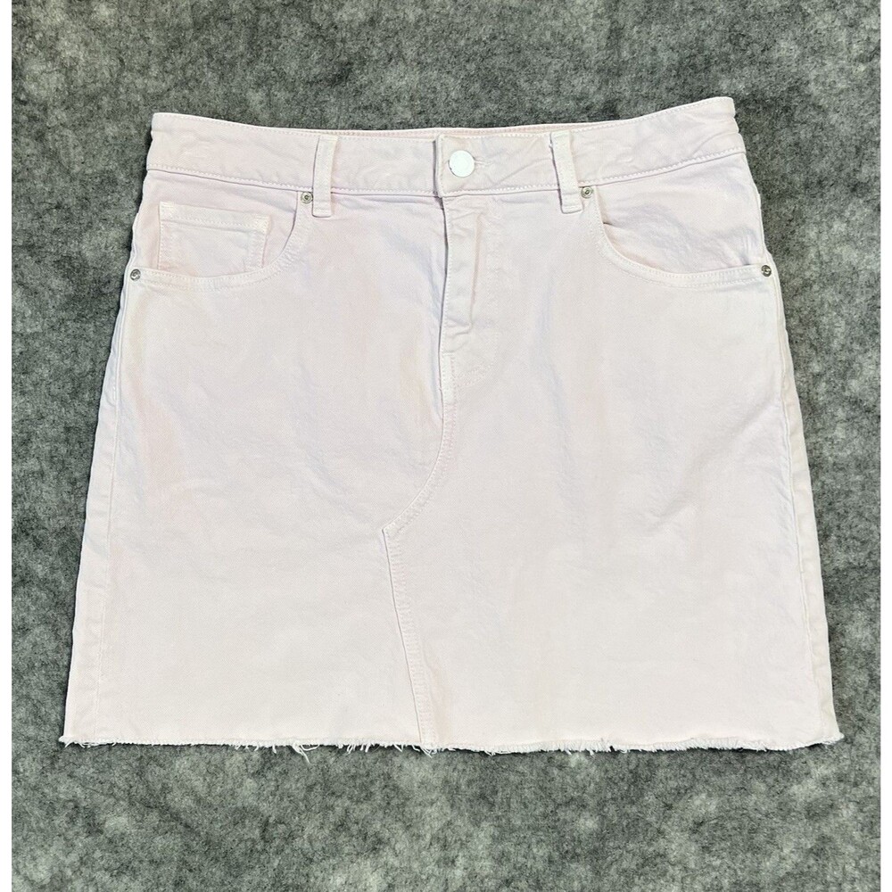 Guess Jeans Denim Skirt Women’s 29 Pink Cutoff Festival Western Rodeo Cowgirl